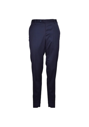 BRANDO pressed-crease tailored trousers - Blue