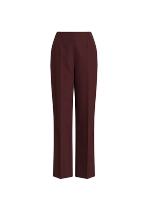 Alberta Ferretti pleat-detail trousers - Red