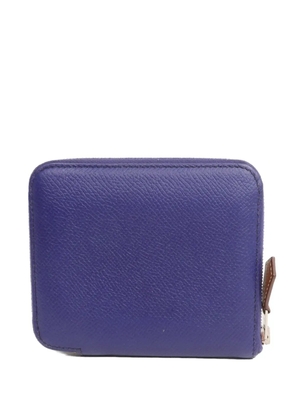 Hermès Pre-Owned Epsom Silk'In Compact leather wallet - Purple