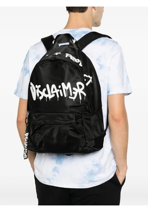 DISCLAIMER x Eastpak graffiti-print backpack - Black