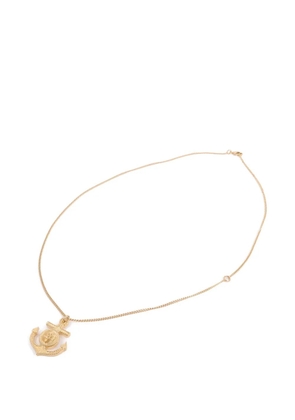 CHANEL Pre-Owned CC-logo anchor necklace - Gold