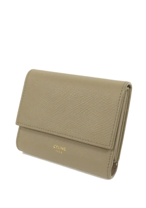 Celine Pre-Owned grainy leather wallet - Neutrals