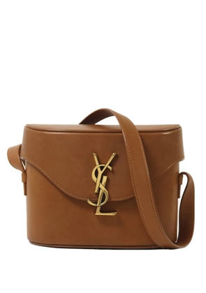 Saint Laurent Pre-Owned June Box calfskin crossbody bag - Brown