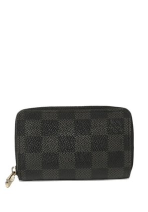 Louis Vuitton Pre-Owned Damier Graphite Zippy coin purse - Black