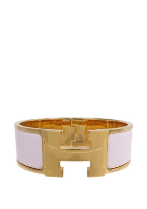 Hermès Pre-Owned Clic Clac H enamel bracelet - Gold