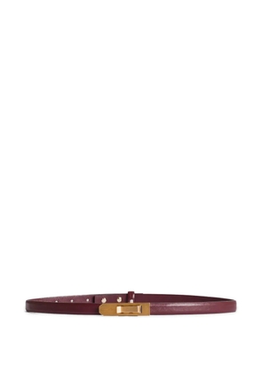 Alberta Ferretti goat-skin belt - Red