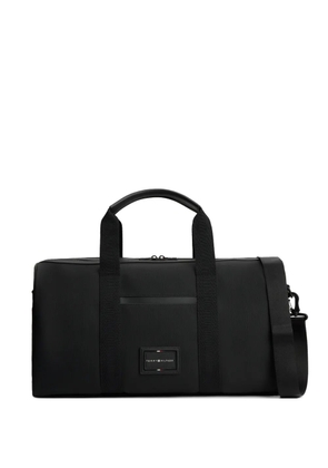 Tommy Hilfiger logo-patch holdall bag - Black