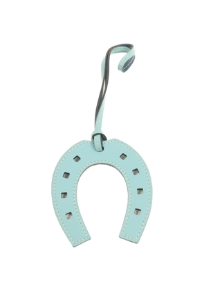 Hermès Pre-Owned Paddock Fer à Cheval calfskin horseshoe charm - Blue