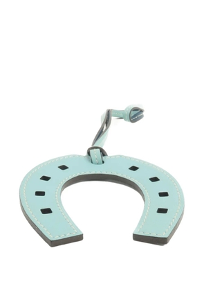 Hermès Pre-Owned Paddock Fer à Cheval calfskin horseshoe charm - Blue