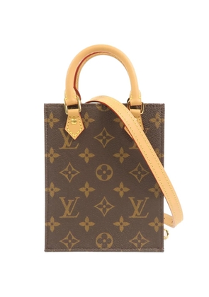 Louis Vuitton Pre-Owned Monogram Petit Sac Plat shoulder bag - Brown