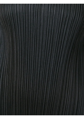 Pleats Please Issey Miyake Monthly Colors April pleated sheath midi dress - Black