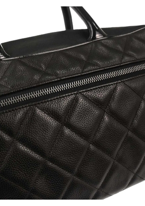 CHANEL Pre-Owned 2000 Caviar quilted bowling bag - Black