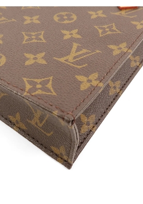 Louis Vuitton Pre-Owned Monogram Petit Sac Plat shoulder bag - Brown