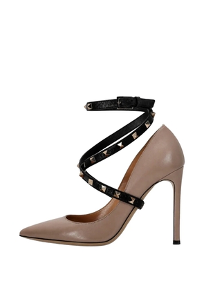 Valentino Garavani Pre-Owned Studwrap Rockstud pumps - Neutrals