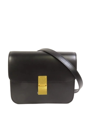 Celine Pre-Owned mini Classic Box leather shoulder bag - Black