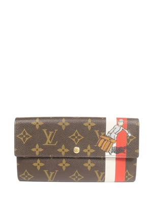 Louis Vuitton Pre-Owned Monogram Groom Portefeuille Sarah wallet - Brown