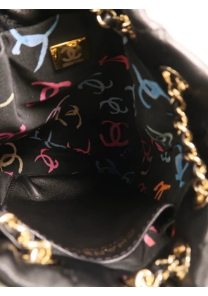 CHANEL Pre-Owned CC diamond-quilted backpack - Black