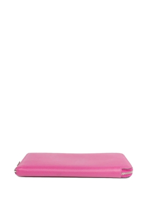 Hermès Pre-Owned 2018 Epsom Silk In Long leather wallet - Pink