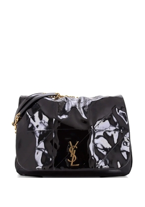 Saint Laurent Pre-Owned Jamie 4.3 Quilted Patent Large shoulder bag - Black