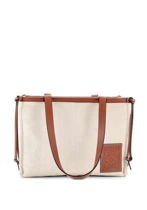 Loewe Pre-Owned Cushion Canvas Large tote bag - Neutrals