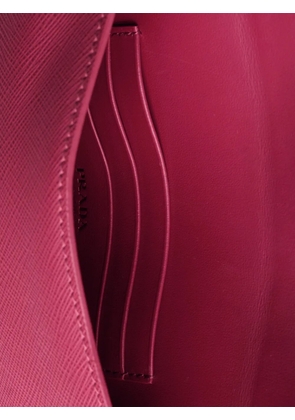 Prada Saffiano leather envelope clutch - Pink
