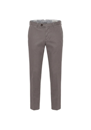 Brunello Cucinelli pressed-crease tailored trousers - Grey