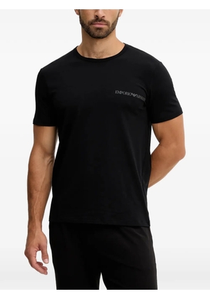 Armani Exchange logo-print short-sleeve T-shirt - Black
