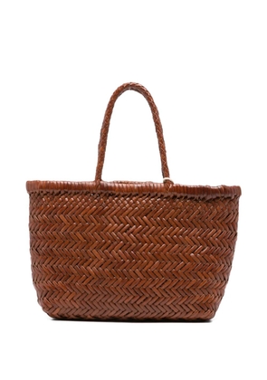 DRAGON DIFFUSION mini Flat Gora tote bag - Brown