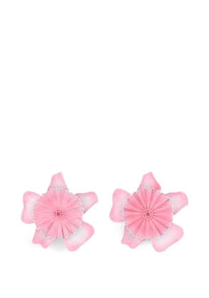 Chloé Bloom flower earrings - Pink