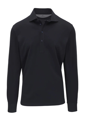 Brunello Cucinelli long-sleeve polo shirt - Blue