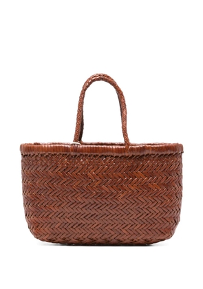 DRAGON DIFFUSION mini Flat Gora tote bag - Brown