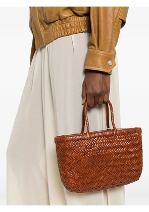 DRAGON DIFFUSION mini Flat Gora tote bag - Brown