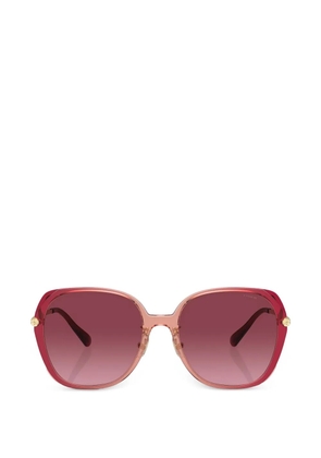 Coach oversized-frame gradient-lens sunglasses - Red