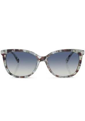 Coach tortoiseshell-effect sunglasses - Green