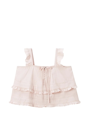 tout a coup ruffled blouse - Pink