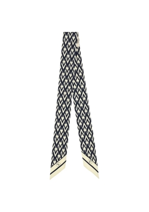 Valentino Garavani Tout La V iconographe scarf - Black