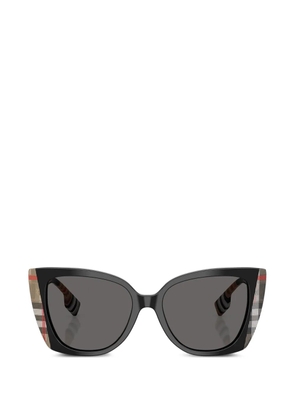 Burberry Meryl checked cat-eye sunglasses - Black