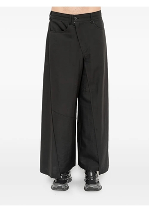 SONGZIO Biascast wide-leg trousers - Black