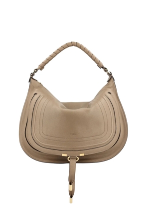 Chloé Marcie saddle-stitch shoulder bag - Neutrals