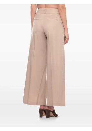 Peserico pleated wide-leg trousers - Neutrals