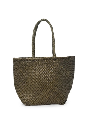 Donna Karan Grace Basket woven shoulder bag - Green