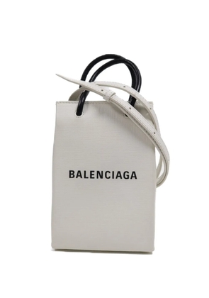 Balenciaga Pre-Owned phone holder shoulder bag - Neutrals
