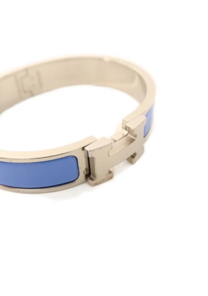 Hermès Pre-Owned Clic H enamel bracelet - Silver