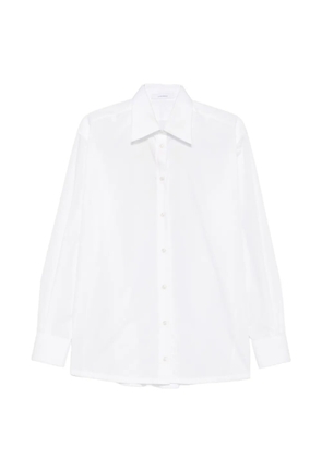 Julie Kegels lipstick-print long-sleeve shirt - White