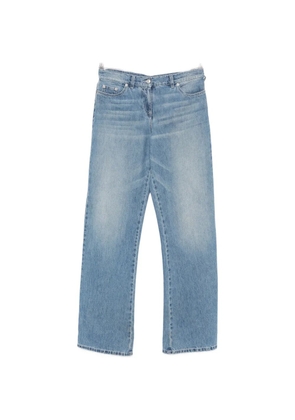 Julie Kegels Patricia logo-patch jeans - Blue