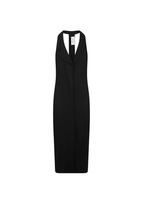 Anemos Bong halterneck midi dress - Black