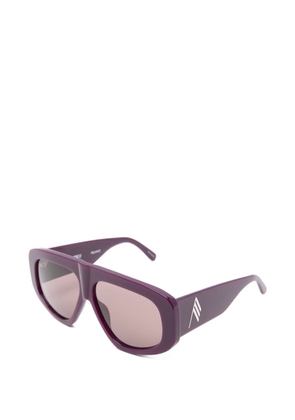 The Attico x Linda Farrow Milano sunglasses - Purple