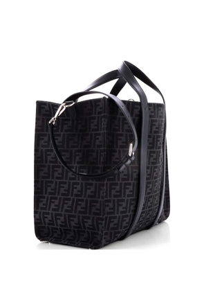 Fendi Pre-Owned Shopper Zucca Canvas Large tote bag - Black