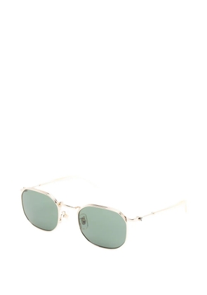 Montblanc geometric-frame sunglasses - Gold