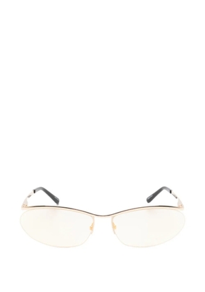 The Attico x Linda Farrow Charlotte sunglasses - Gold